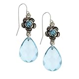 Spring Bloom Drops Light Sapphire Hue Earrings