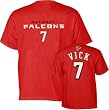 Youth Atlanta Falcons Vick Name & Number Short Sleeved Tee
