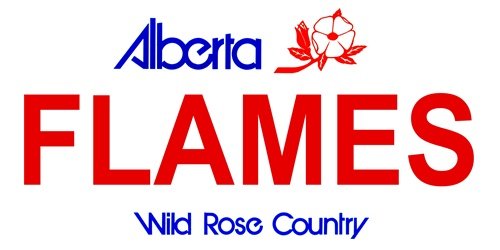 LP-2065 Alberta Canada Province Background License Plates- Flames