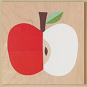 Printed Apple Canvas Wall Art - Apple Wall Art 26 x 26