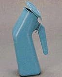Roommates Sterilizable Male Urinal With Cover&handle Blue 1quart 10 1/2x4