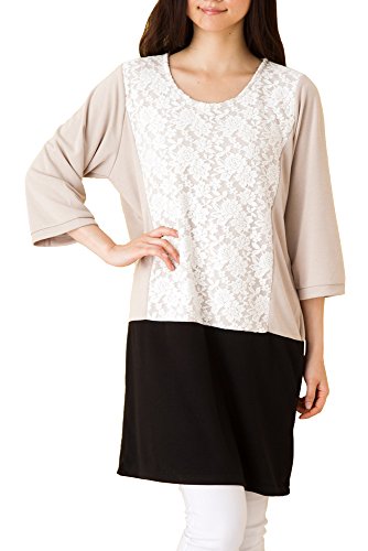 (Goldjapan)ゴールドジャパン 大きいサイズ レディース カラーブロック ドルマン ワンピース ドルマンスリーブ チュニック 半袖 半そで 七分袖 7分袖 ミニ丈ワンピース ミニワンピ Aライン 体型カバー フォーマル パーティー ドレス 結婚式 二次会 入学式 入園式 カジュアル エレガント きれいめ ワンピ エレガント lb-46693