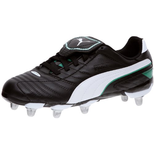 Puma Esito Finale H8, Chaussures rugby homme - Noir/Blanc/Vert, 42 EU