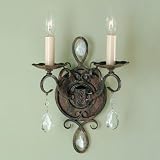 Murray Feiss Two-Light Chateau Collection Wall Bracket, Mocha Bronze # WB1227MBZ