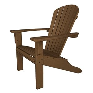Seashell Adirondack Chair Frame Color: Teak by