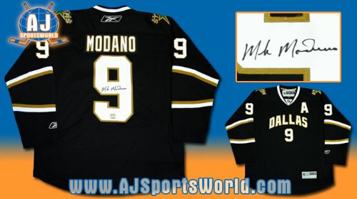 MIKE MODANO Dallas Stars Signed RBK Premier JERSEY