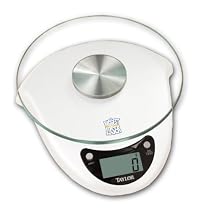 Taylor Biggest Loser 6-1/2 Pound Kitchen Scale with Glass Platform