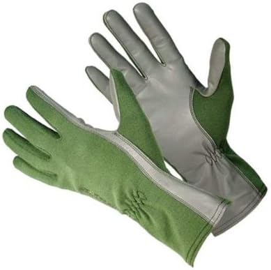 Nomex Flight Gloves Green, Size 5 (Comparable to Extra Small)