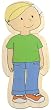 Beleduc Your Body - Boy 5-Layer Puzzle