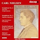 Carl Nielsen: Symphony No. 2, Op. 16 The Four Temperaments Symphony No. 3, Op. 27 Sinfonia... by Carl Nielsen, Michael Schoenwandt, Poul Elming, Inger Dam-Jensen, and Danish National Radio Symphony Orchestra