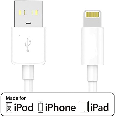 JOWTTE 8-pin Lightning USB Data Cable Charger Cord for Iphone 6,6s,6 Plus,6s Plus, 5,5s,5c, Ipad Air/mini, Ipod Touch 5/nano 7- 3.3ft/1m