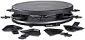 Severin RG 2681 Raclette-Partygrill, schwarz / 8 Pfännchen / 1100 W