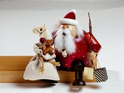 Christmas Smoker - Santa Claus, Sitting (6.3 inches)
