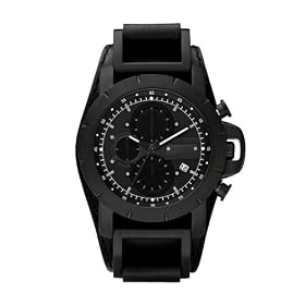 Fossil - JR1223 - Montre Homme - Quartz Analogique - Cadran Noir - Bracelet Cuir Noir