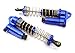 Integy RC Model Hop-ups C28479BLUE GTX2 Rear 100mm Piggyback Shocks for Traxxas 1/10 Stampede, Rustler & Slash