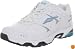 AVIA Women's A115W Cross-Training Shoe,White/Chrome Silver/Detox Blue/Iron Grey,6.5 M US