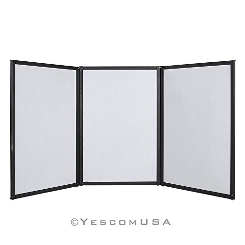 Tri Fold 3Panel Display Board 6\' Panels Blue VelcroReceptive Fabric