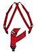 CTM Men's Elastic Side Plastic Clip TSA Compliant Airport Suspenders