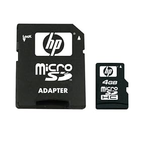 HP microSDHC Class 4 Flash Memory Card