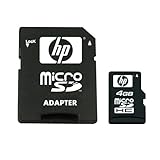 HP 4 GB Class 4 microSDHC Flash Memory Card L1882A-EF