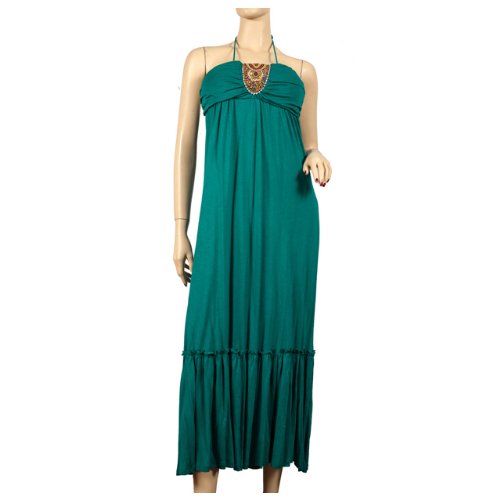 Sexy Conservational Sequined Plus Size Halter Dress 1X 41nf5gNDD5L