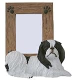 Review k9-kreations  / JAPANESE CHIN DOG Black Photo Picture FRAME Figurine SF69Blk