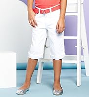 Cotton Rich Cropped Jeans with Belt Cotton Rich Cropped Jeans with Belt