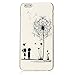 iPhone 6 Case - Mavis's Diary Fashion Simple Style Painted Series Hard Cover Clear PC Case for iPhone 6 with Soft Clean Cloth (Cute Lovers)