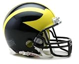 Michigan Riddell College Mini Replica Helmet