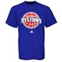 NBA Men's Detroit Pistons Short Sleeve T- Shirt (Blue, Medium)