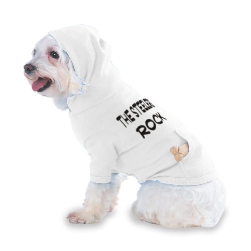 The Steelers Rock Hooded T-Shirt for Dog or Cat Small White