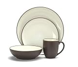 Noritake Colorwave Chocolate 16-Piece Set, Service for 4