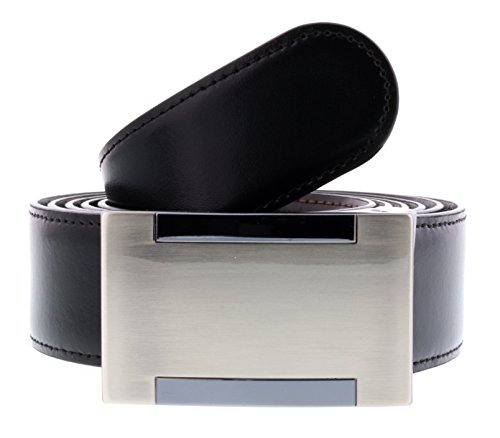 HS CollectionHSB 9001 Black/Brown Reversible/Adjustable Mens Belt for mens