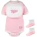 MLB Unisex Infant/Toddler Minnesota Twins Onesie Bib & Bootie