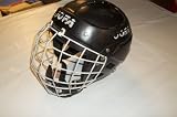 JOFA 395 JR Black Ice Hockey Helmet with face guard - Size S (50 - 57 CM) - Excellent structual Condition