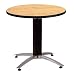 Kitchen & Housewares : OFM MT36RD-OAK 36 Inch Round Multi-Purpose Table - Mesh Base-Oak