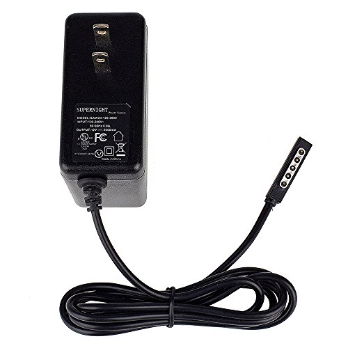 Surface RT AC Adapter Charger, YIPBOWPT Wall Travel Magnetic Replecement Power Charger for Microsoft Surface RT Surface 2 Tablet(US Plug)