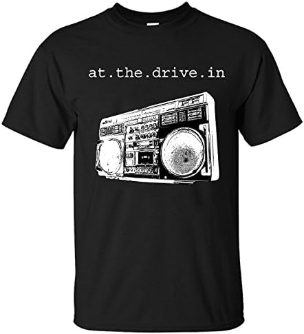 XSHOU Men's At The Drive-In Boombox Short Sleeve T-Shirt black XXL