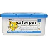 Petkin Cat Wipes, 100-Count Pack (Pack of 4)