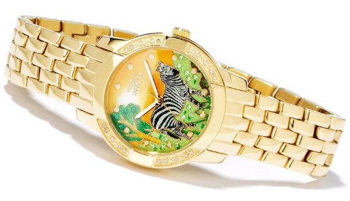 Invicta Ladies Paradise Garden Swiss Gold Watch 6369