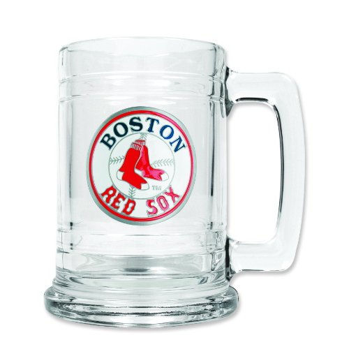 MLB Boston Red Sox Glass Tankard 15oz