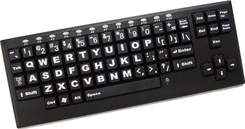 Large-Key Wireless Computer Keyboard