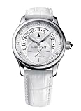 Louis Erard Women's 91601AA50.BAV02 Emotion Automatic Diamond White Leather Watch