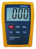 Digital 2 k-type Thermocouple Thermometer DM6802A+ Digital 2 k-type Thermocouple Thermometer DM6802A+