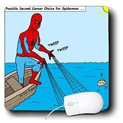 Rich Diesslins Funny General - Editorial Cartoons - Issues of the Real Spiderman - Career Options - Mouse Pads