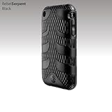 SwitchEasy Rebel Silicone Covered Crystal Case for iPhone 3G, 3G S (Serpent ....