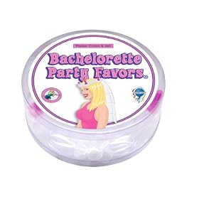 Pipedream Products Bachelorette Party Pecker Crown With Veil, White, Pink
