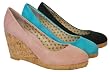 DAMENSCHUHE KEILABSATZ PUMPS ABSATZ SOMMER/FR�HLING DAMEN NEU TOP CAMEL 41 S1029