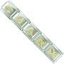 Glossy Golden Letters Italian Charm