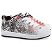 DC Court Graffik SE Youth Shoes - White / Red / Black Print